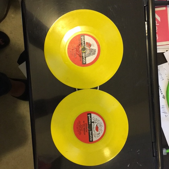 Set of 4 vintage golden records - Picture 5 of 7